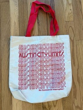 Austin City Limits Canvas Tote Bag no commercial interruption